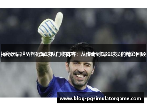 揭秘历届世界杯冠军球队门将阵容：从传奇到现役球员的精彩回顾